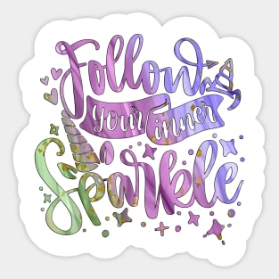 Follow Your Inner Sparkle Sticker